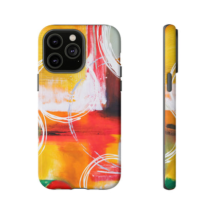 Abstract Yellow - Protective Phone Case