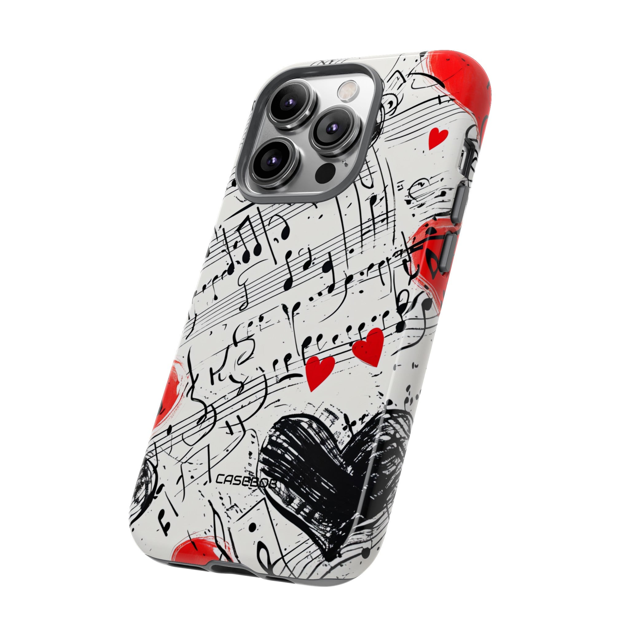 Melodic Love Notes - Protective Pixel Case - Protective Phone Case