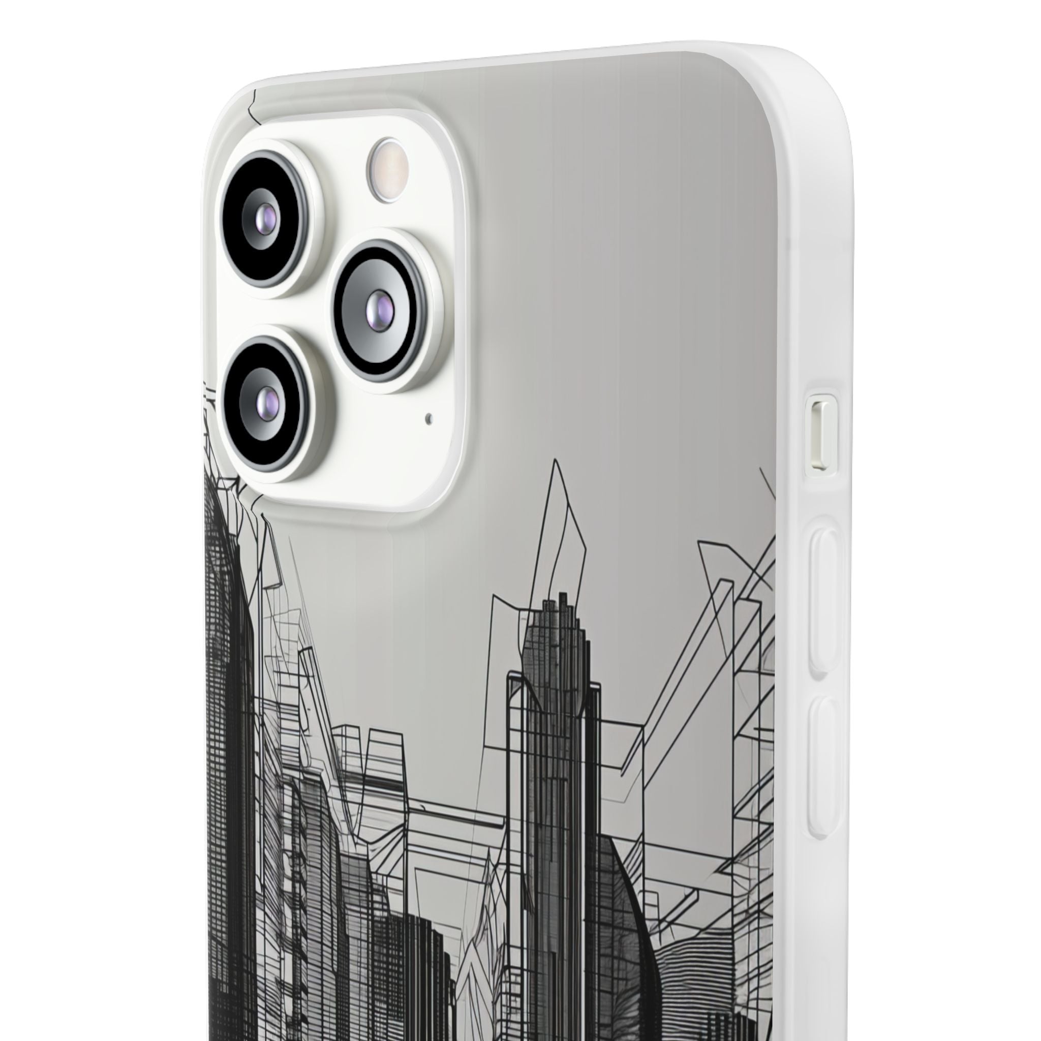 Urban Wireframe | Flexible Phone Case for iPhone