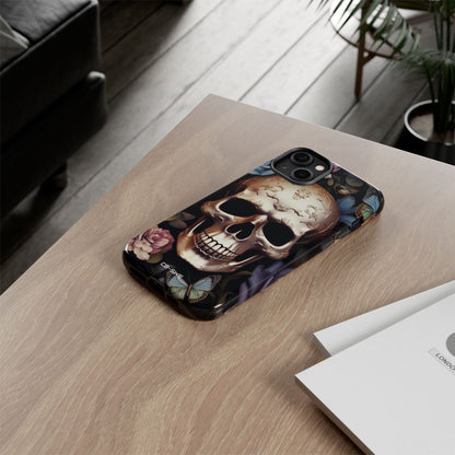 Skull Among Blossoms - iPhone Case