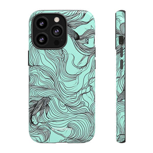 Aqua Serenity | Protective Phone Case for iPhone