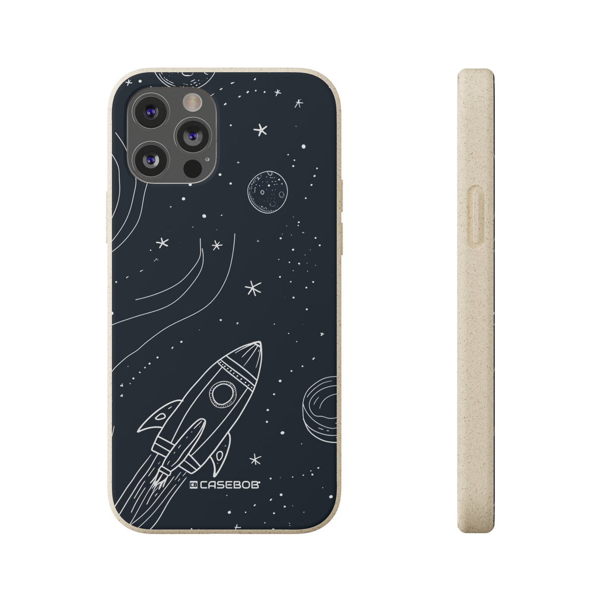 Cosmic Doodle Adventure | Biodegradable Phone Case