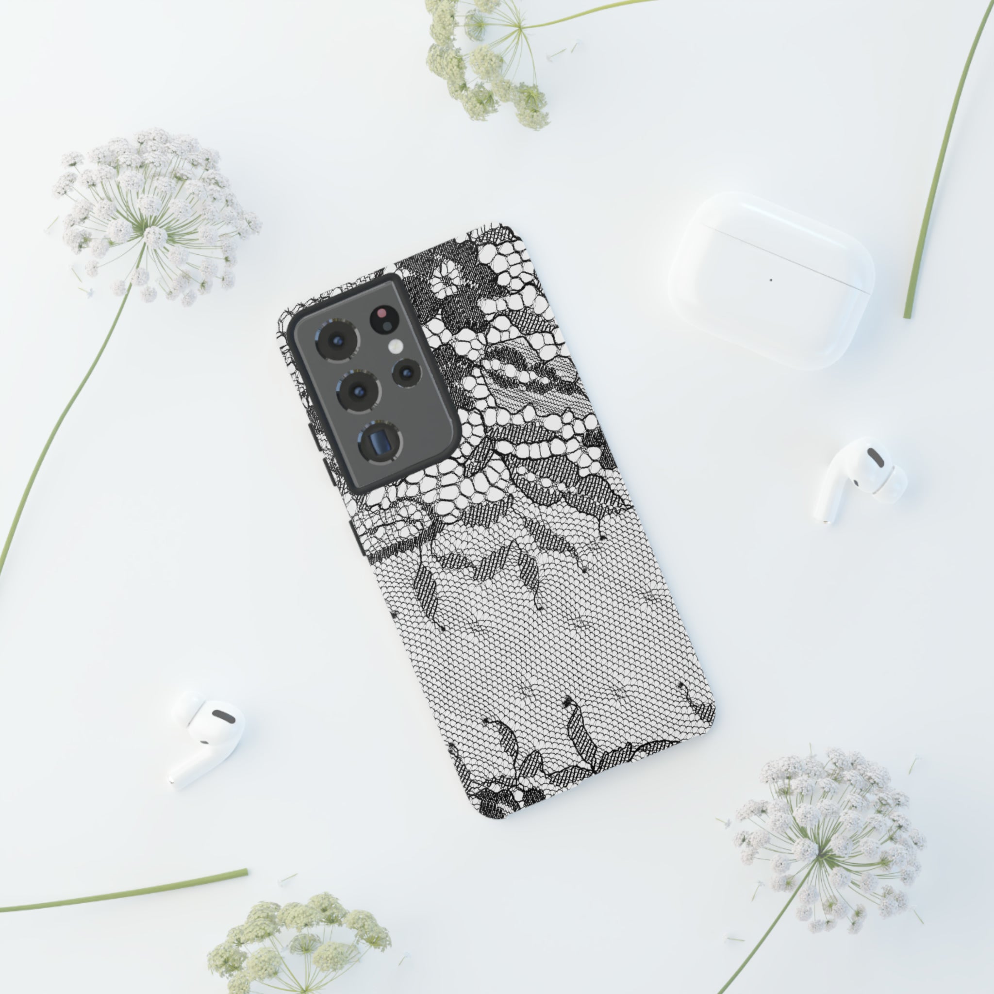 Roconda Gothic Flower - Protective Phone Case