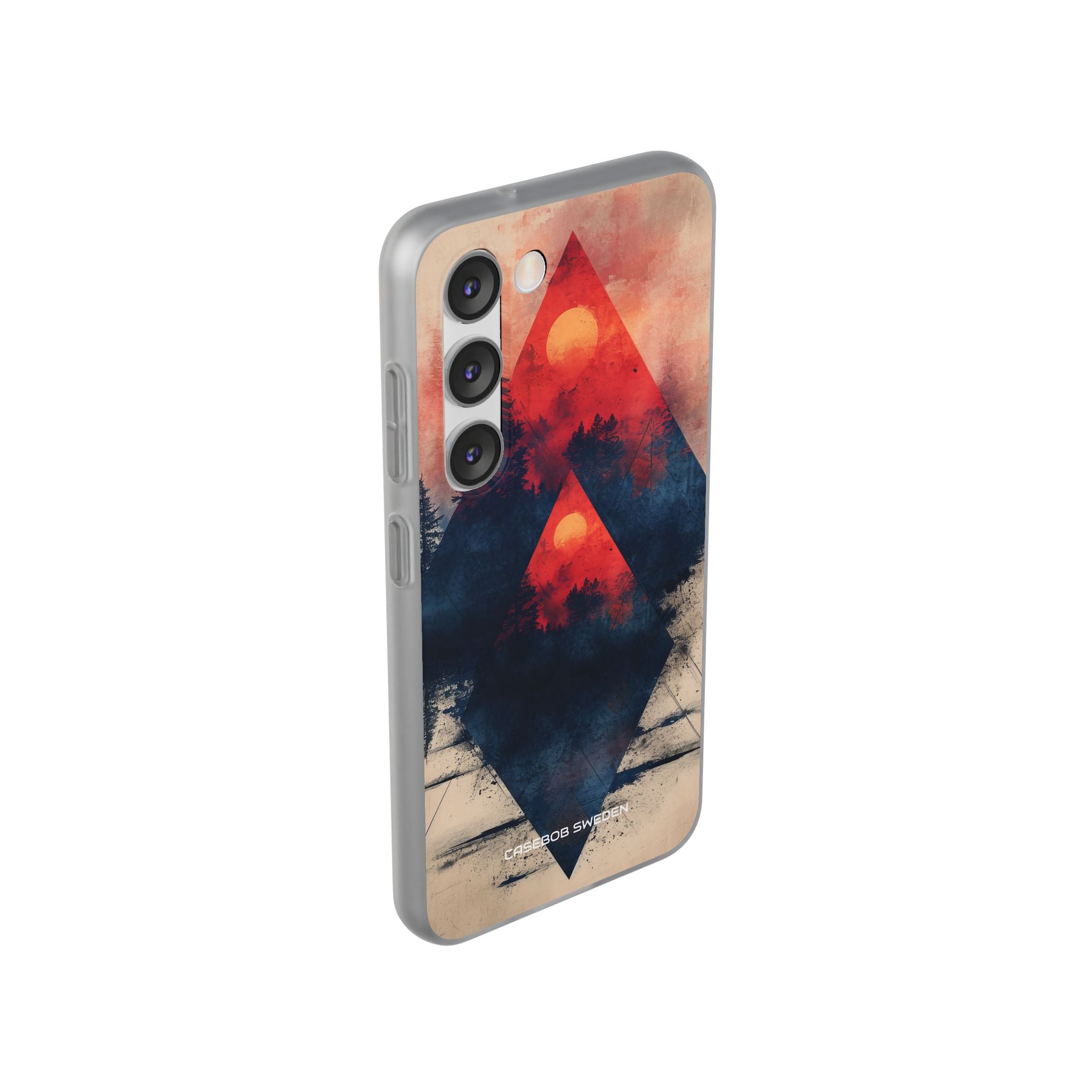 Red Sky Serenity - Flexi Samsung S23 Phone Case