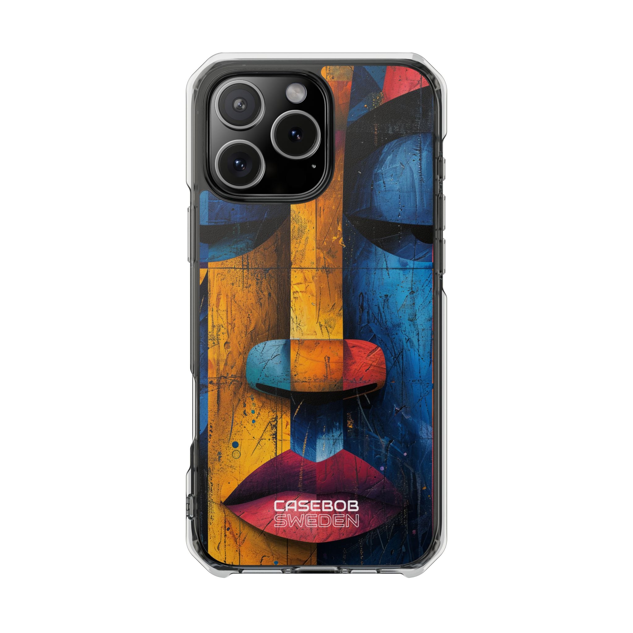 Geometric Face Fusion iPhone 16 - Impact Clear+