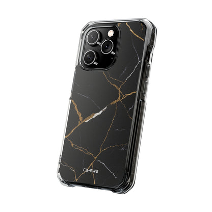 Golden Veins Emerge iPhone Case - Impact