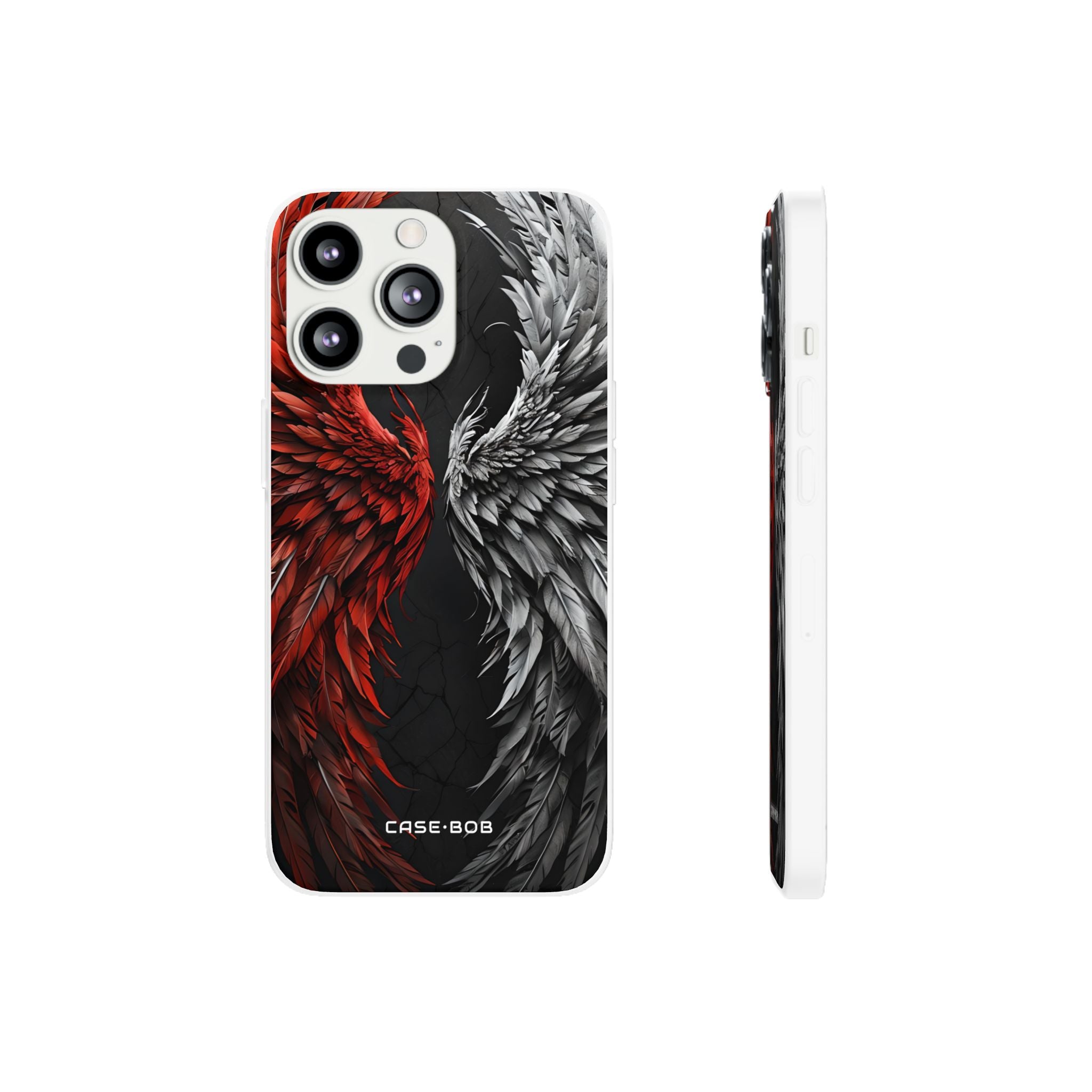 Crimson White Wings iPhone 13 Pro - Soft