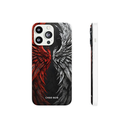 Crimson White Wings iPhone 13 Pro - Soft