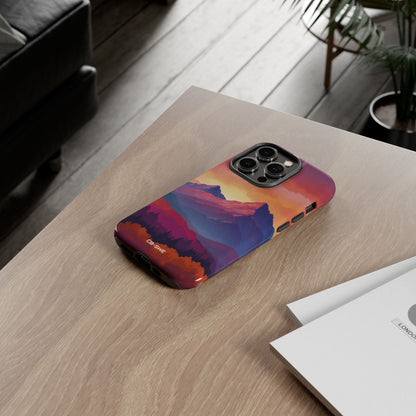 Mountain Peaks Rise - iPhone Case
