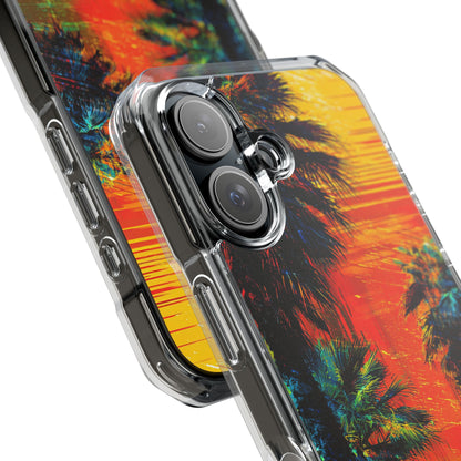 Tropical Sunburst iPhone 15 Case - Impact