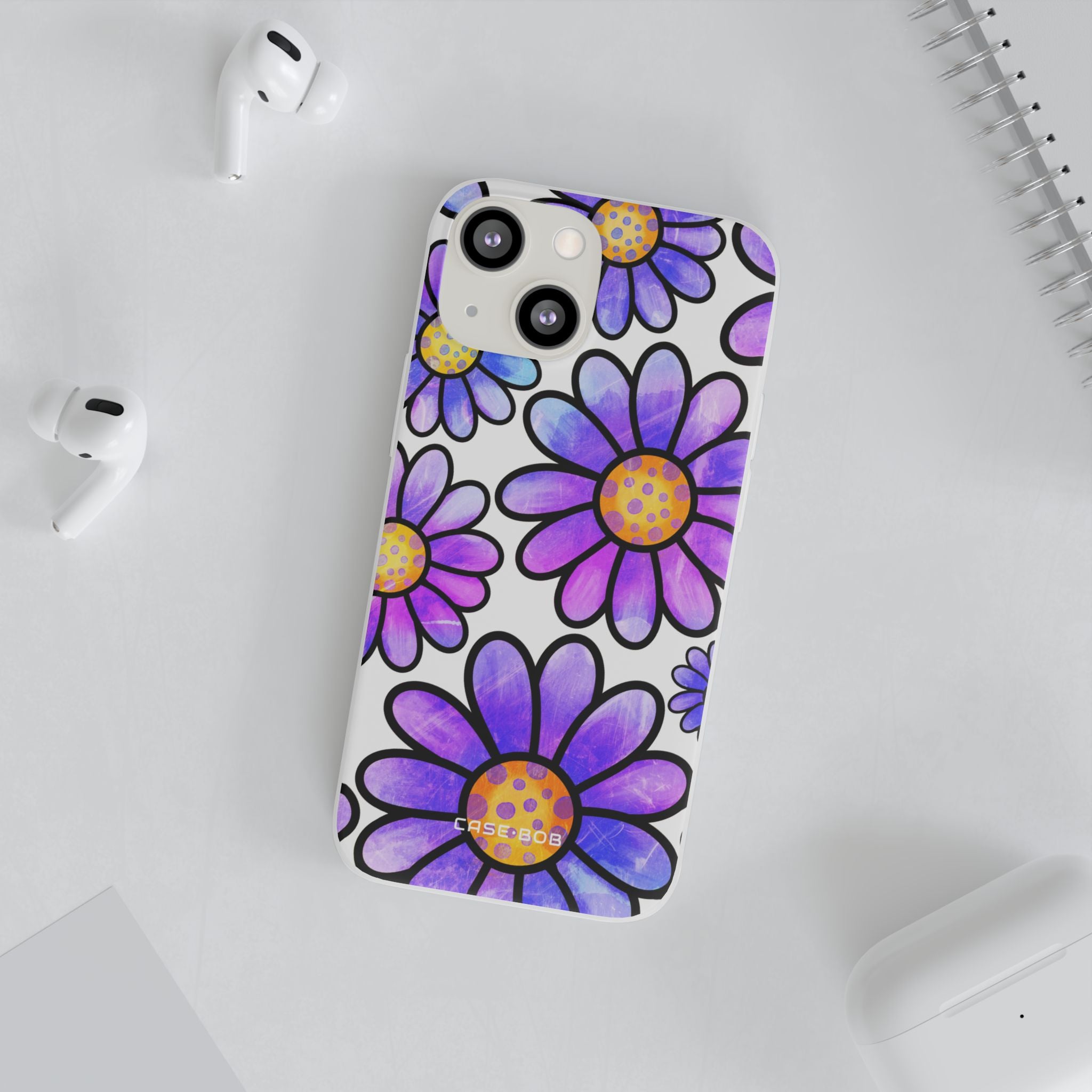 Polka Dot Blooms iPhone 13 mini Case - Soft