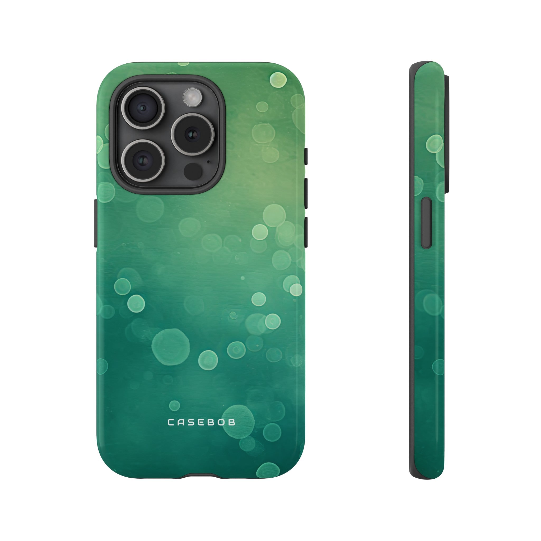 Green Dot Matrix - Protective Phone Case