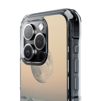 Moon Illuminates Waves iPhone Case - Impact
