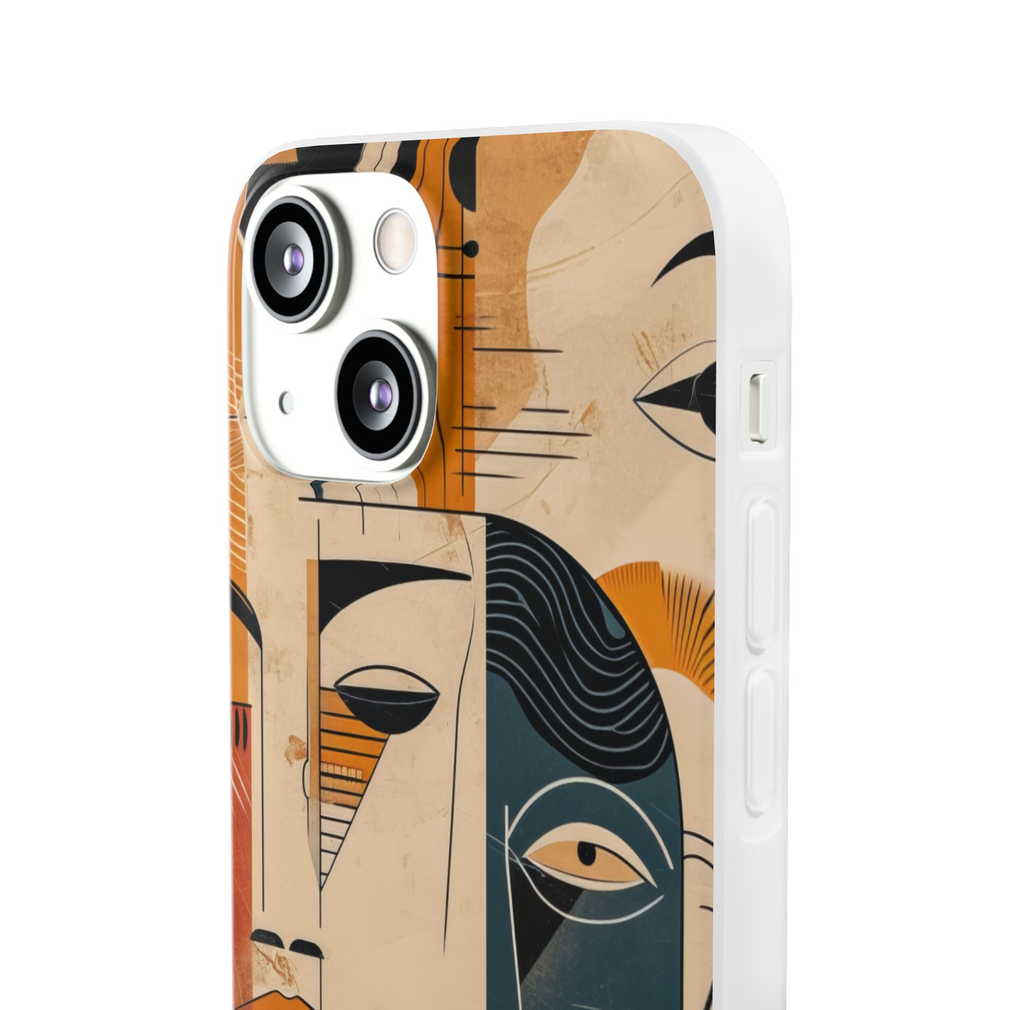 Cubist Introspection | Flexible Phone Case for iPhone