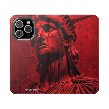 Liberty Crimson - iPhone 16 Pro Case - Wallet