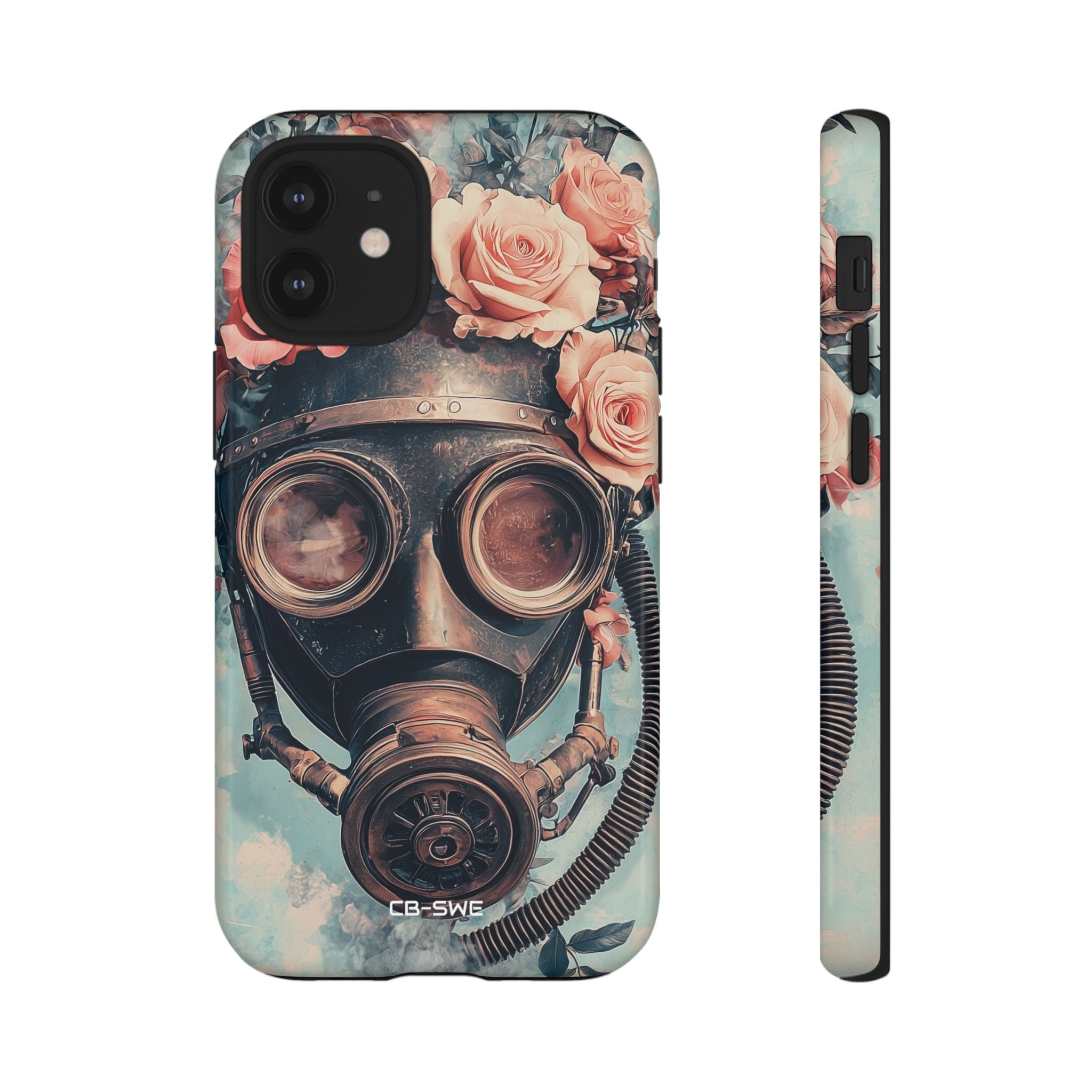 Roses Embrace Mask - iPhone Case