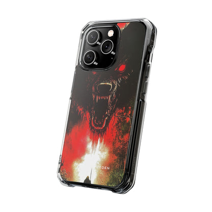 Bloodmoon Wolf's Lament iPhone 14 - Clear Impact Phone Case