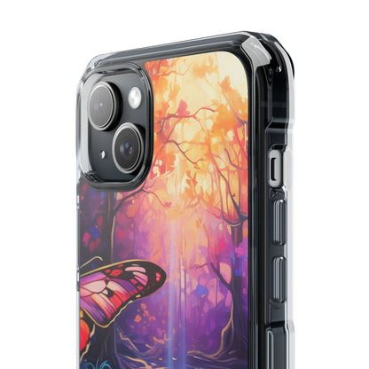 Enchanted Butterfly Forest iPhone Case - Impact