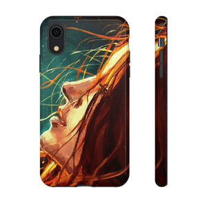 Oil Painting - Girl at Night - Protective Phone Case