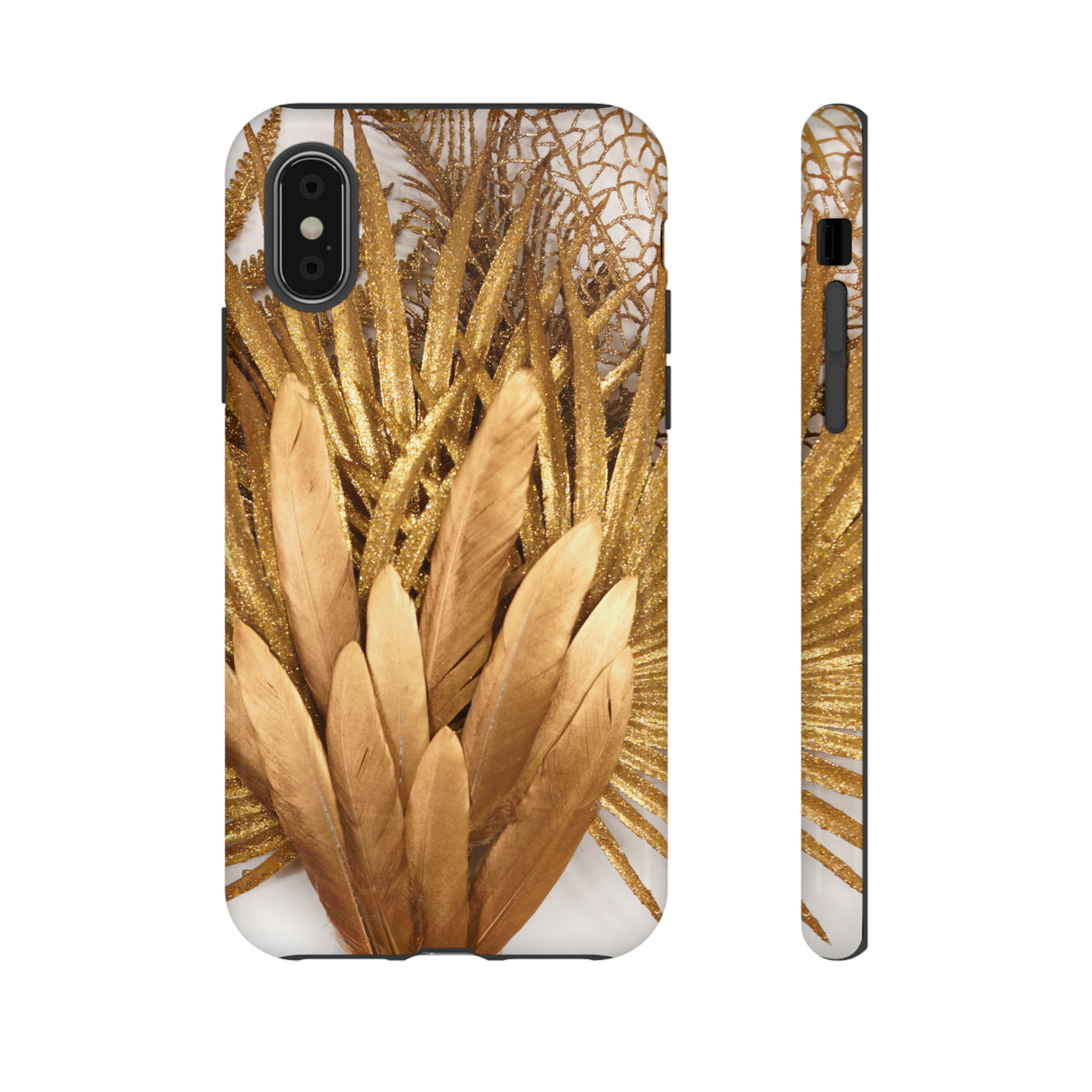 Gold Feather - Protective Phone Case