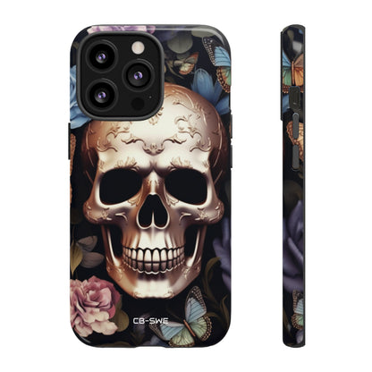 Skull Among Blossoms - iPhone Case