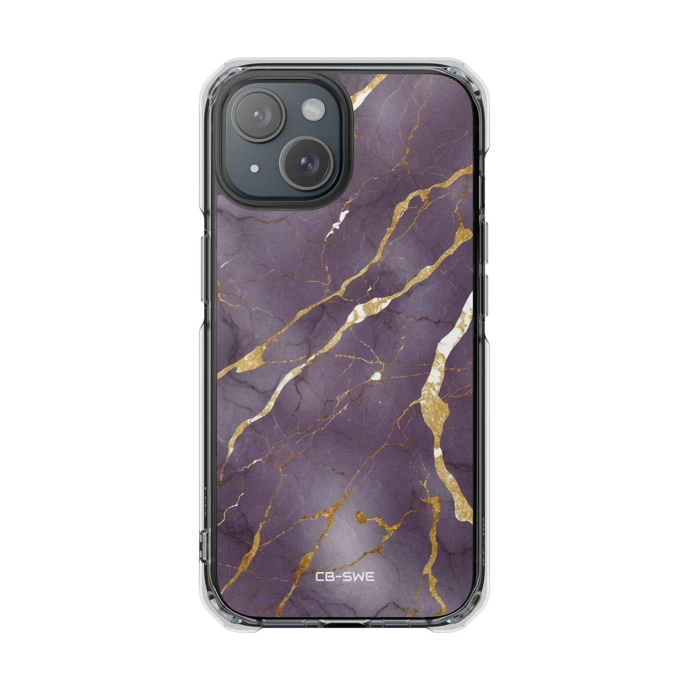 Golden Veins Flowing iPhone Case - Impact
