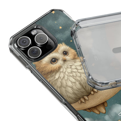 Owls Nestle Moon iPhone Case - Impact