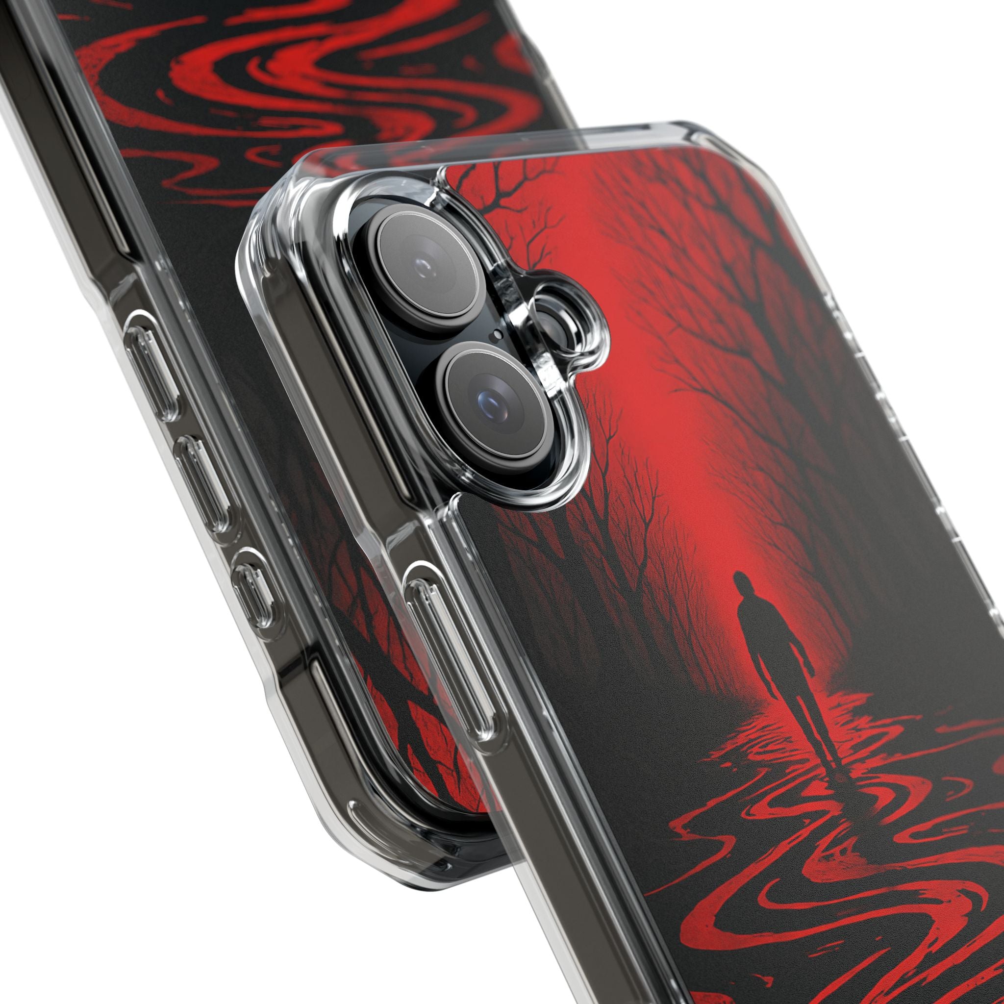Red Path Mystery iPhone Case - Impact