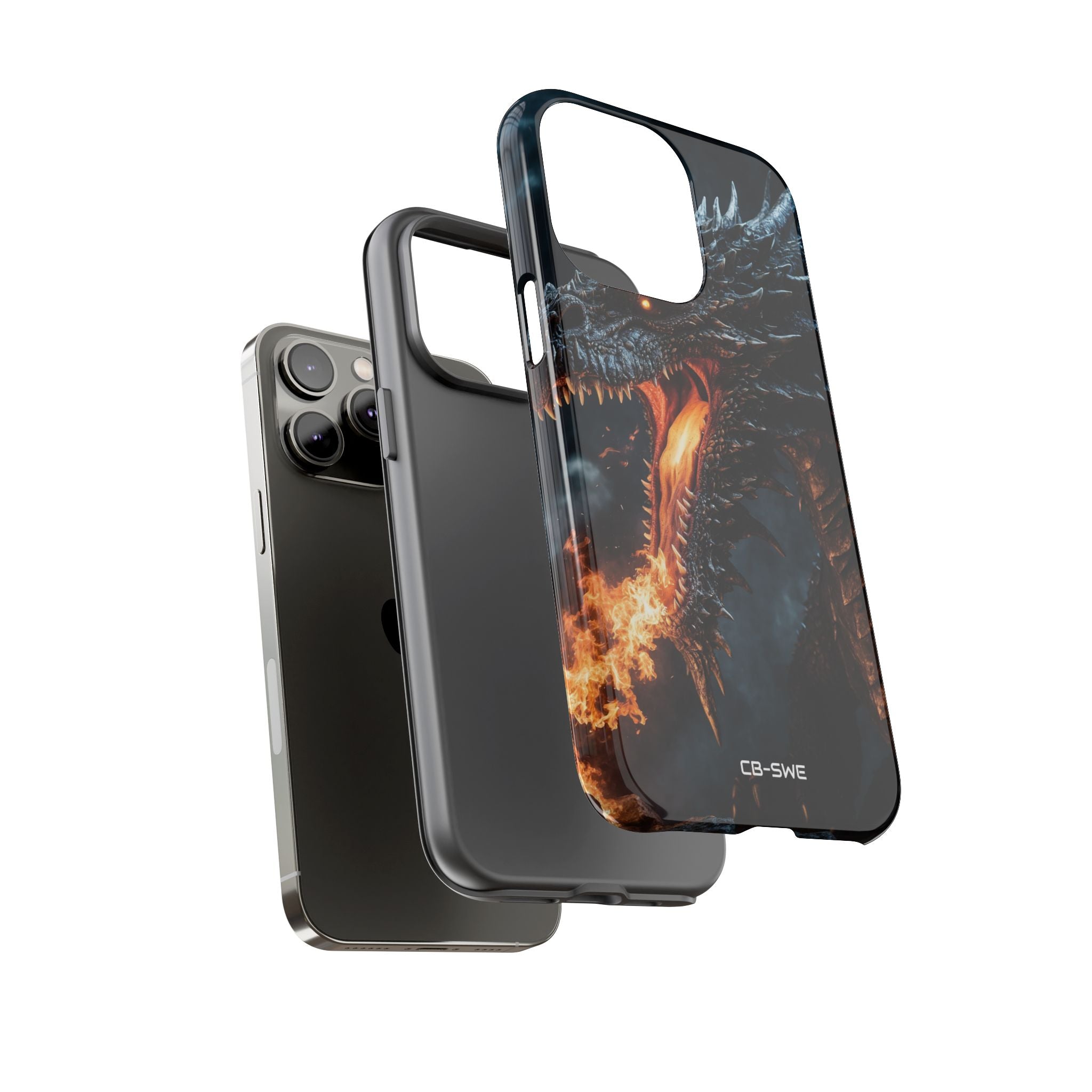 Fiery Breath Erupts - iPhone Case
