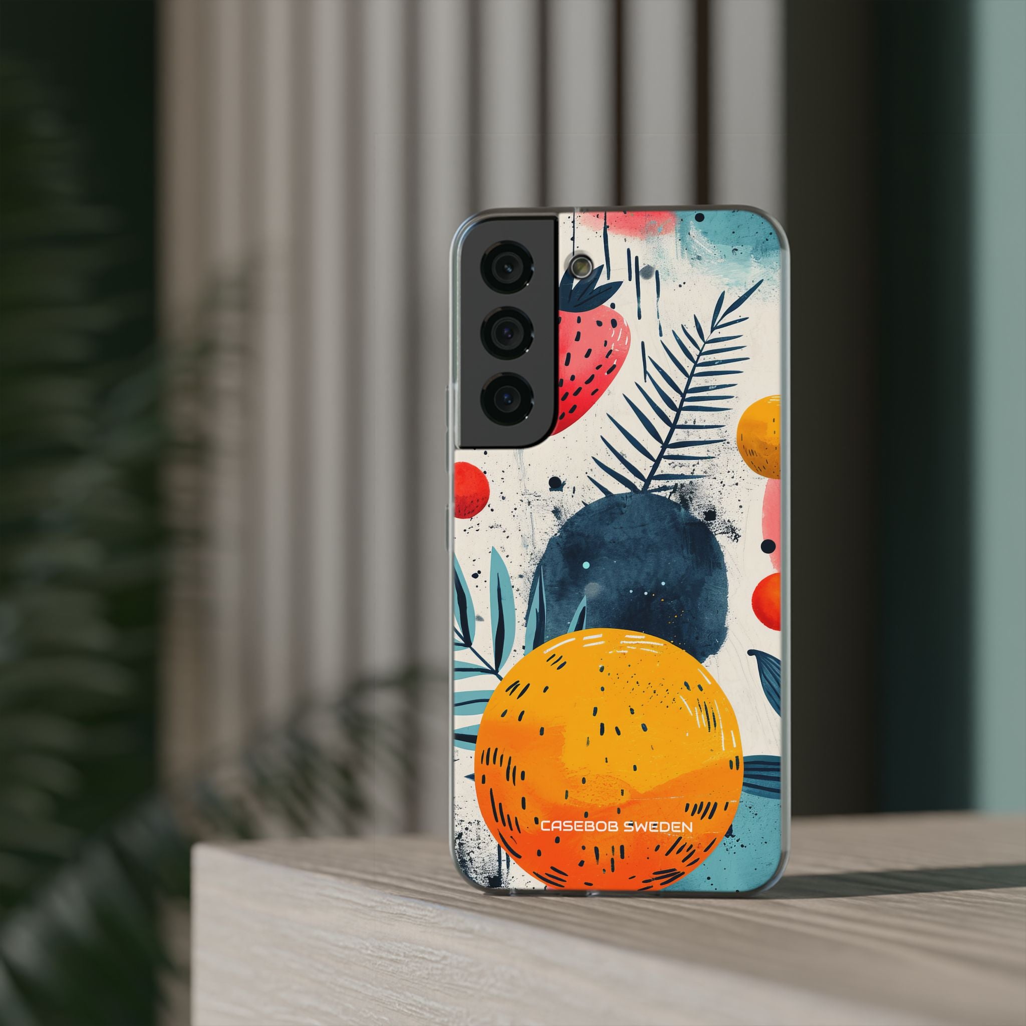 Vibrant Fruit Canvas - Flexi Samsung S22 Phone Case