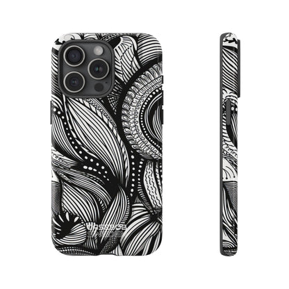 Flowing Ink Lines iPhone 15 – Robust