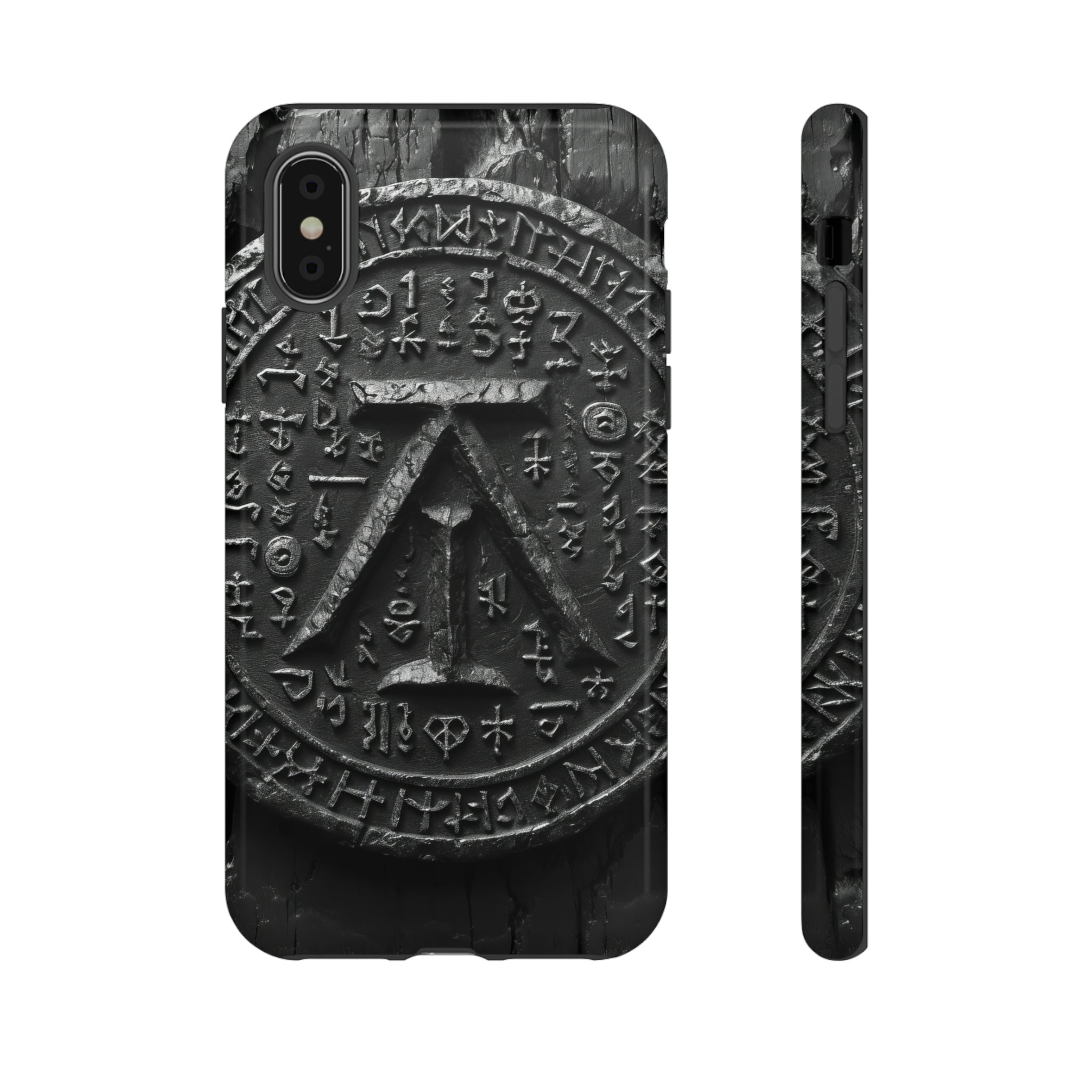 Norse Myth Runes Emblem - Protective Phone Case