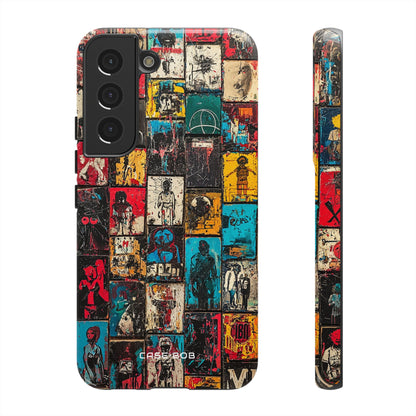 Figured Grid Samsung S22 Case - Tough