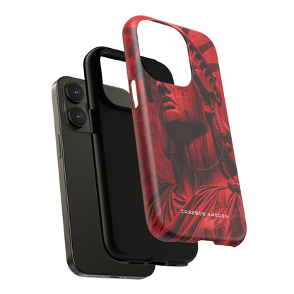 Zen Red Liberty Vision iPhone 14 | Tough+ Phone Case