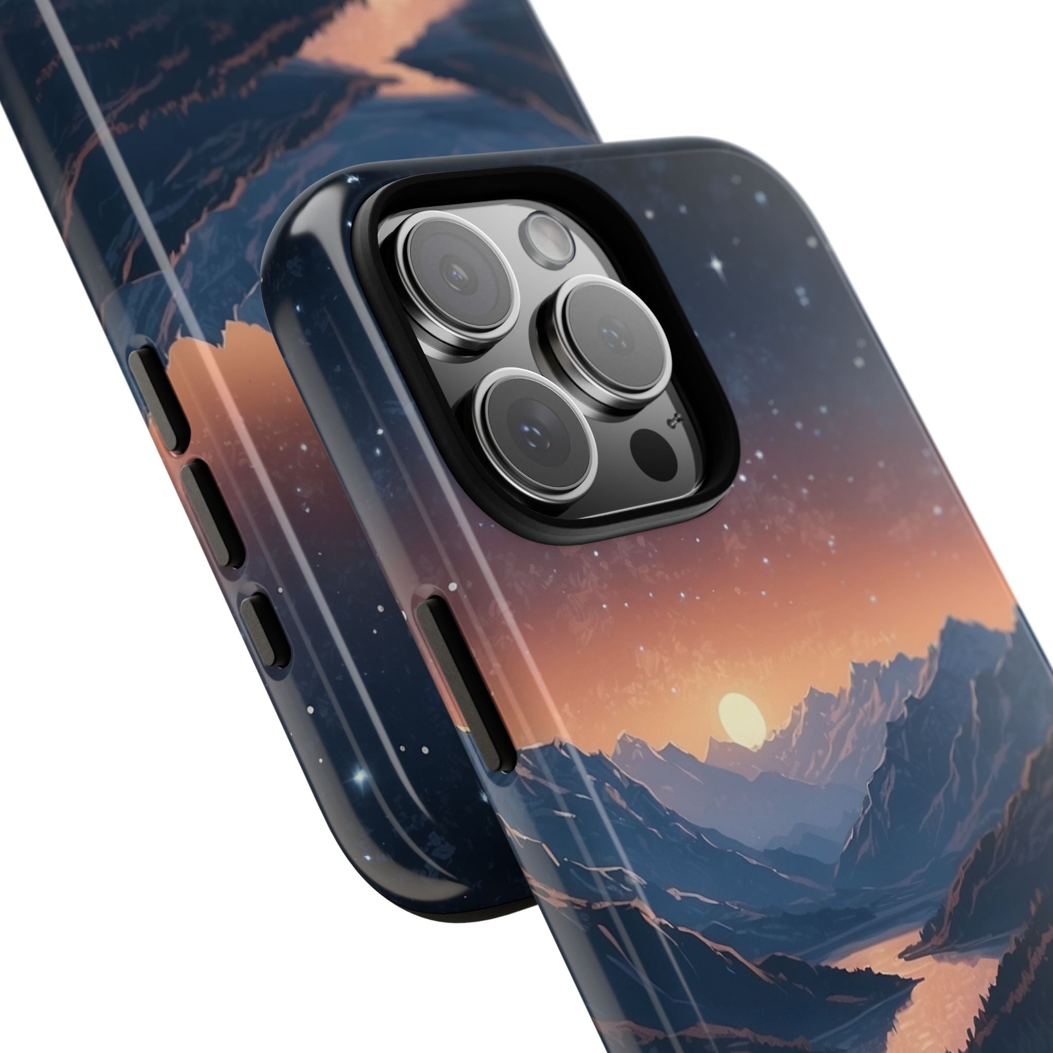 Mountains Embrace Light - iPhone Case