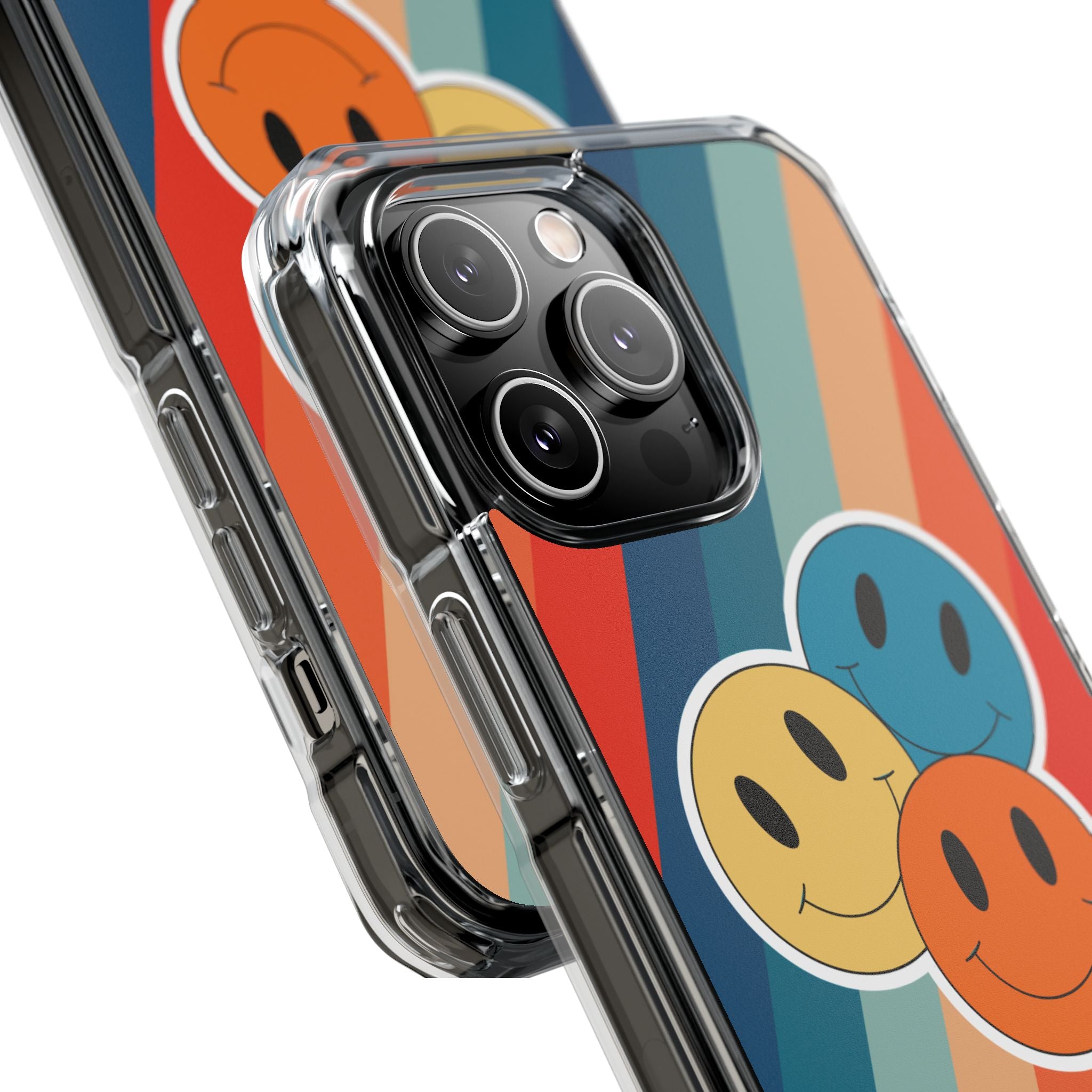 Retro Smiley Harmony iPhone Case - Impact