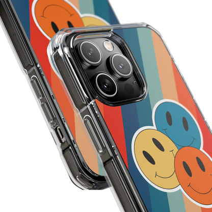 Retro Smiley Harmony iPhone Case - Impact