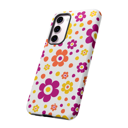 Retro Floral Playfulness - Samsung Case