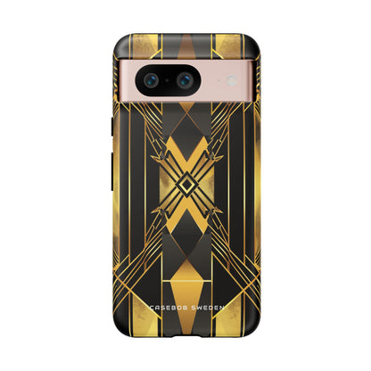 Golden Geometric Elegance Google Pixel 8 - Tough Phone Case