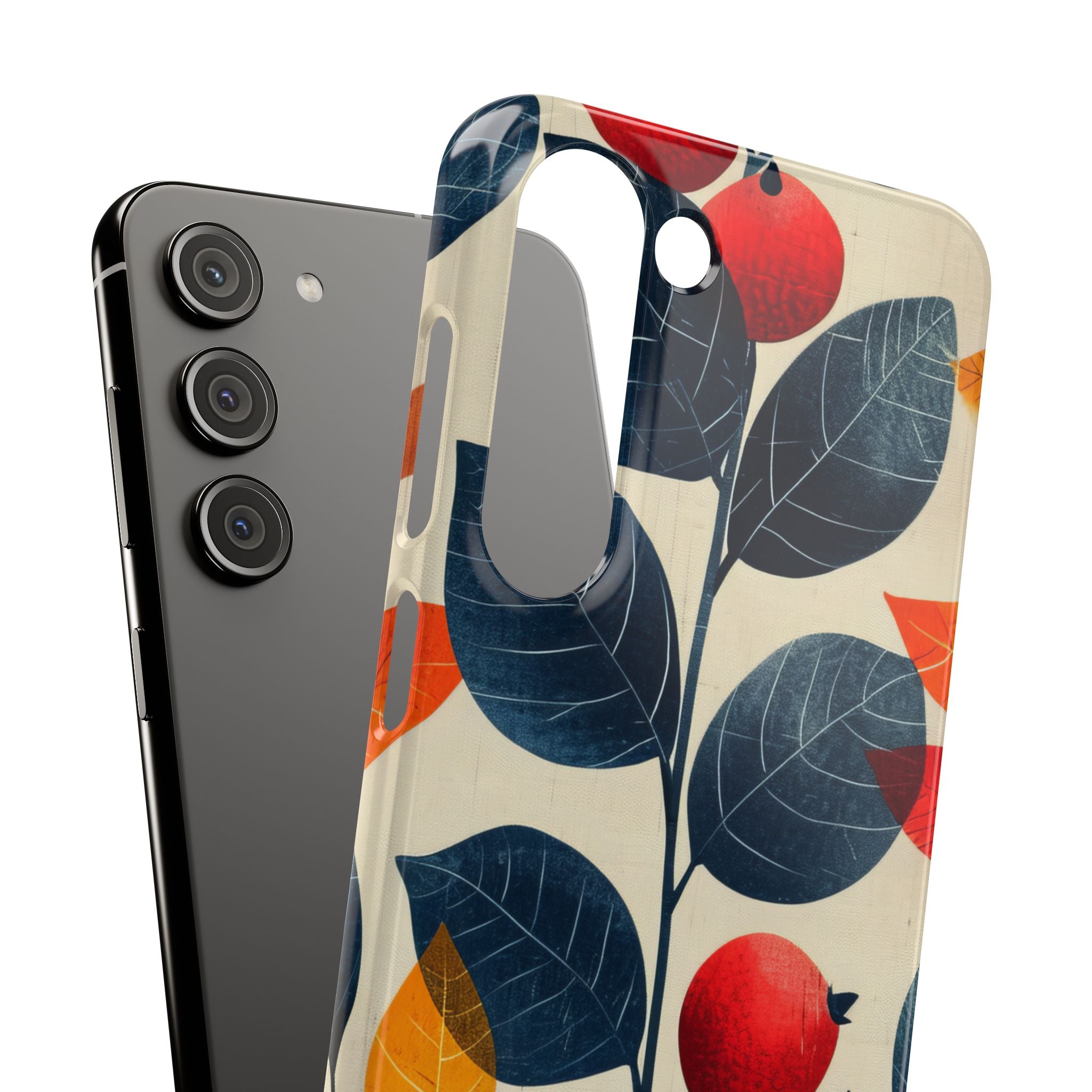 Autumn Nature Pattern - Slim Samsung S23 Phone Case