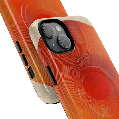 Sunburst Swirl iPhone 15 Plus Case - Tough+