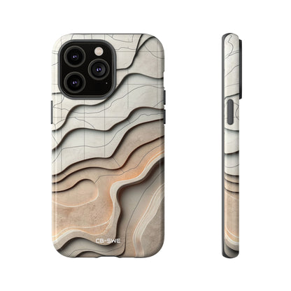Waves Embrace Earth - iPhone Case