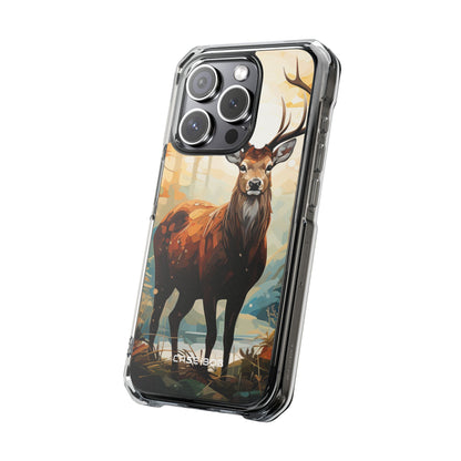 Glowing Stag iPhone 15 Pro Case - Impact