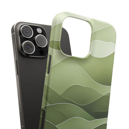 Gradient Emerald Drift iPhone 16 - Slim Phone Case