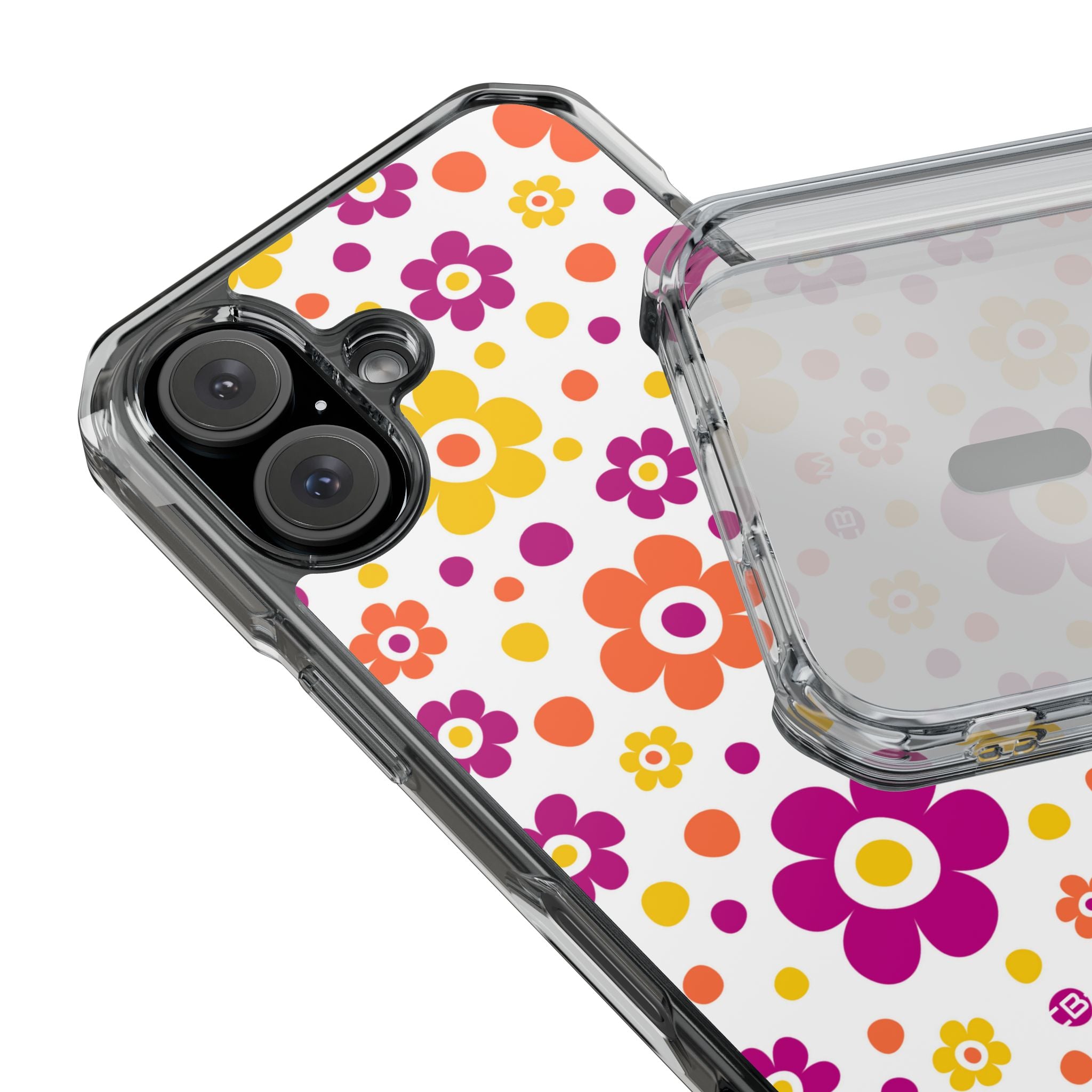 Retro Floral Playfulness iPhone Case - Impact