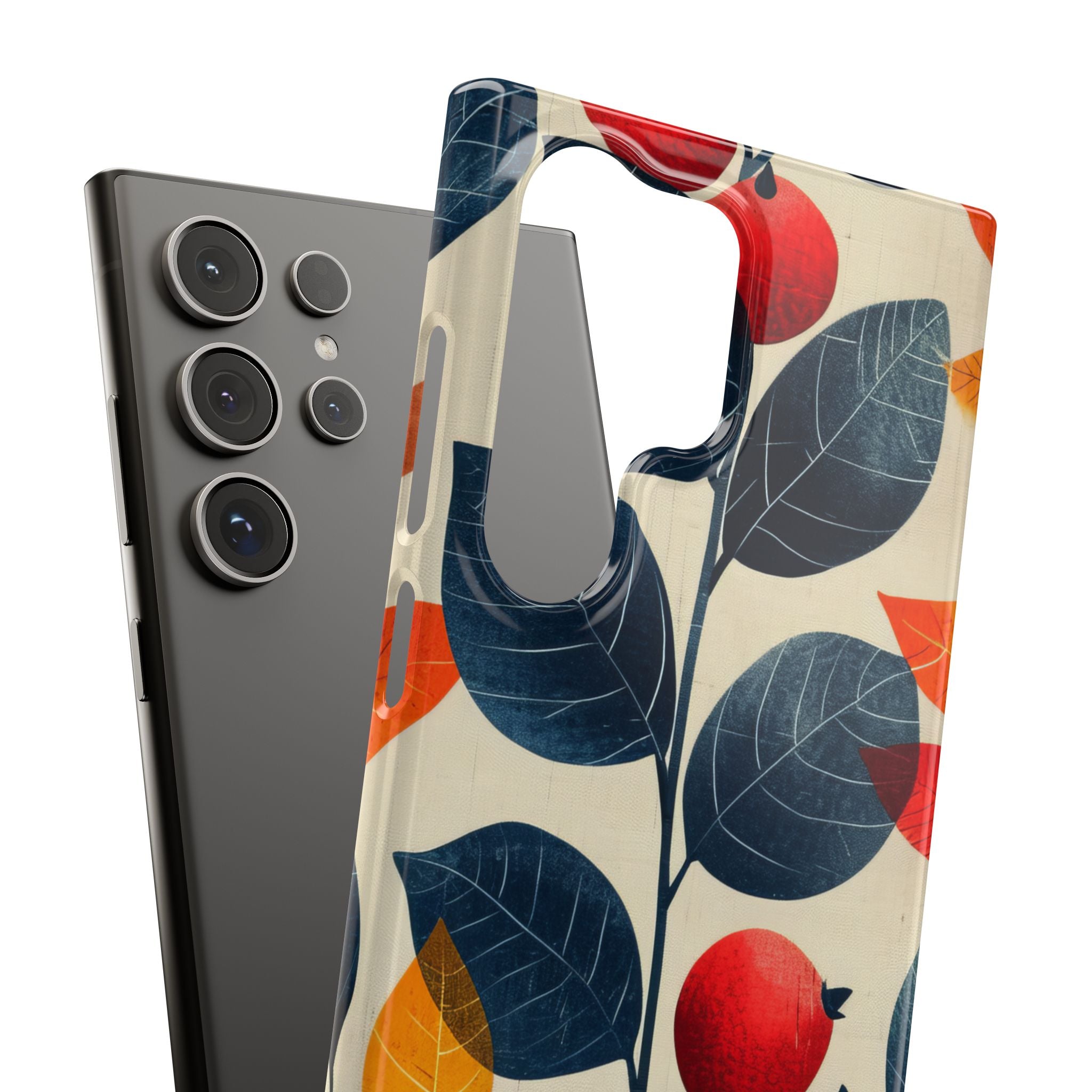 Autumn Nature Pattern - Slim Samsung S24 Phone Case