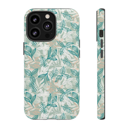 Light Green Leaf - Protective Phone Case