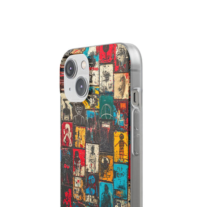 Figured Grid iPhone 14 Case - Soft