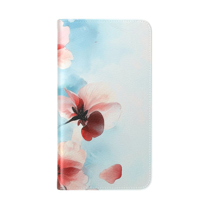 Pink Bloom Drift - Samsung S23 Case - Wallet