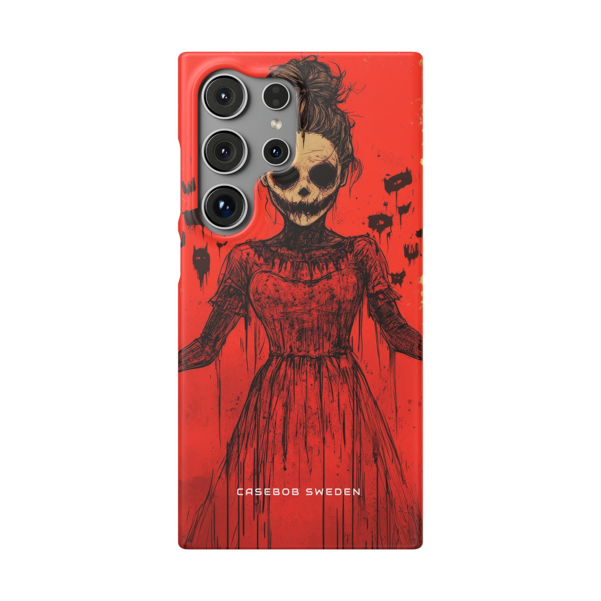 Haunting Scarlet Descent Samsung S24 - Slim Phone Case